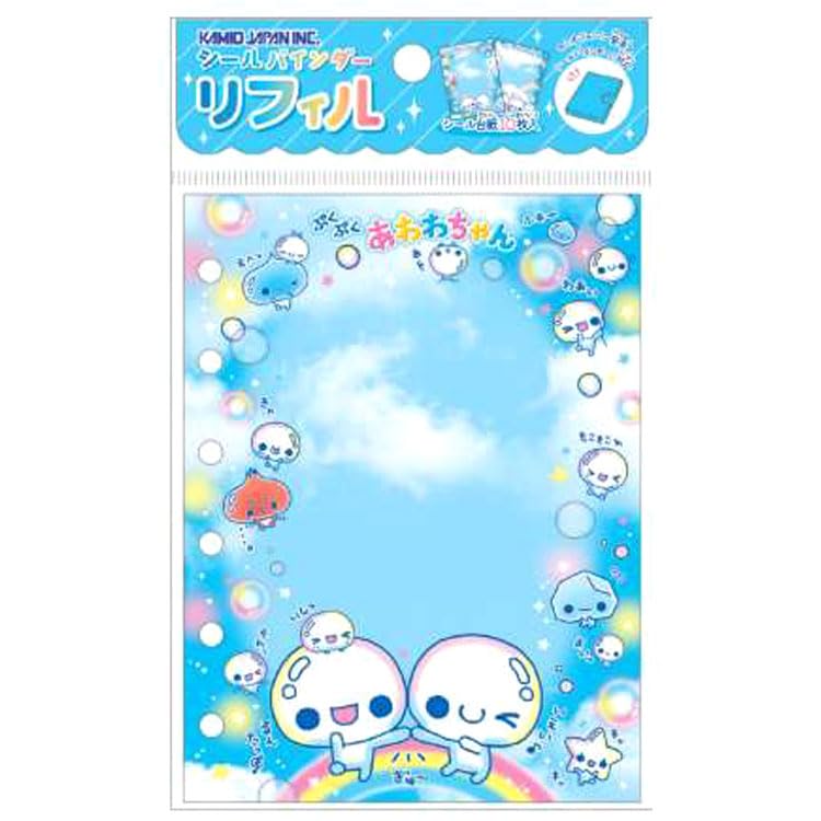 

Kamio Japan Puku Puku Awawa-chan Sticker Binder Refill 306059