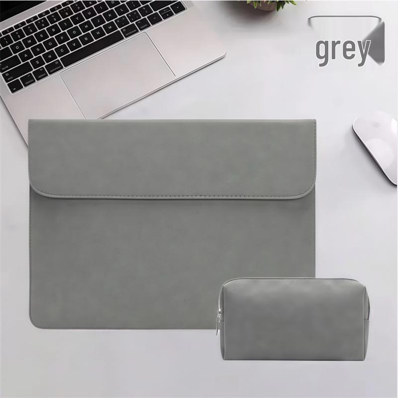 Leather Laptop Stand Bag for 13-16 Inch MacBook, Xiaoxin Air, Huawei