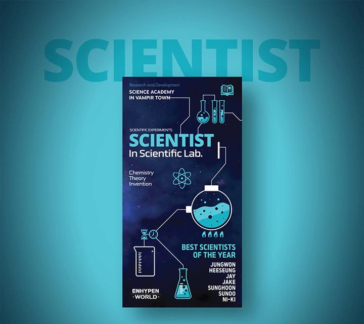 ENHYPEN WELT-GUTSCHEINKARTEN-SAMMLUNG [WISSENSCHAFTLER BASIS-Version]