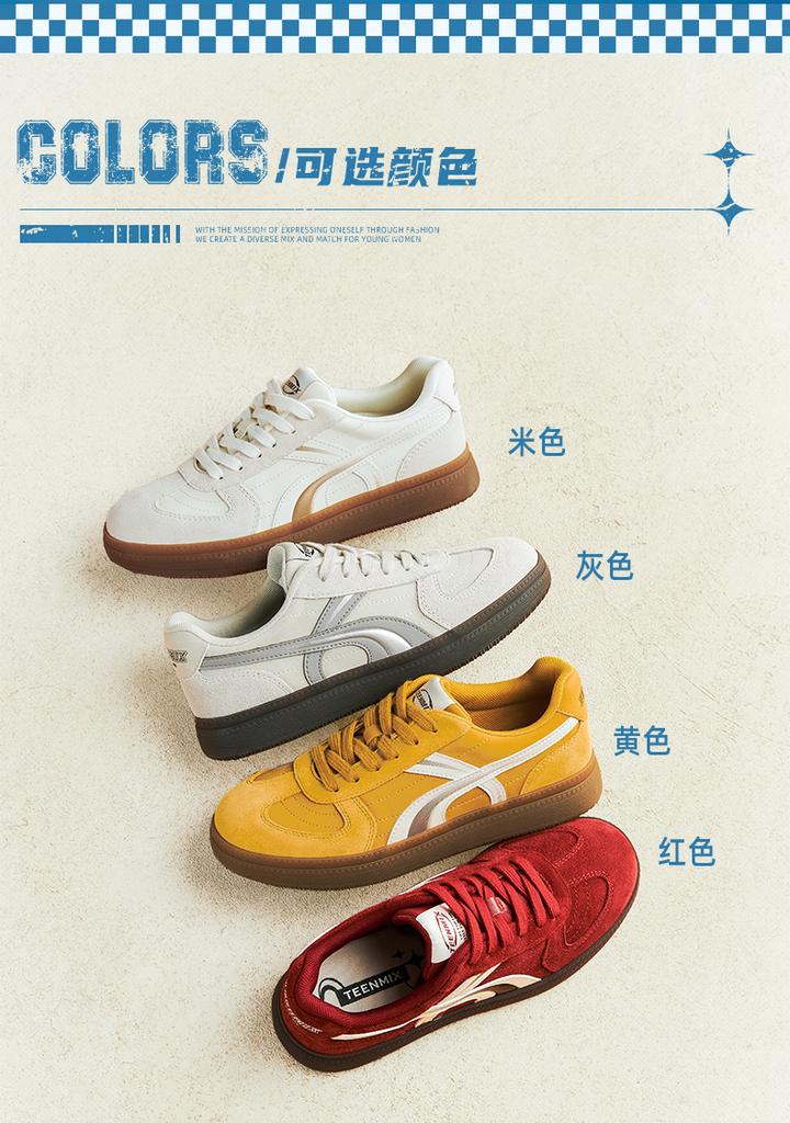 Tianmei Yi 2025 Autumn New Style Shopping Mall Same Vintage Women's Moral Training Shoes CEL21CM5