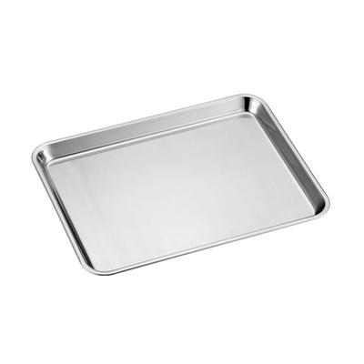 1PC Rechteckige Edelstahl Antihaft-Kuchenform Brot Pizza Ofen Backblech Flach Backformen Gebäck Werkzeuge Küchenutensilien