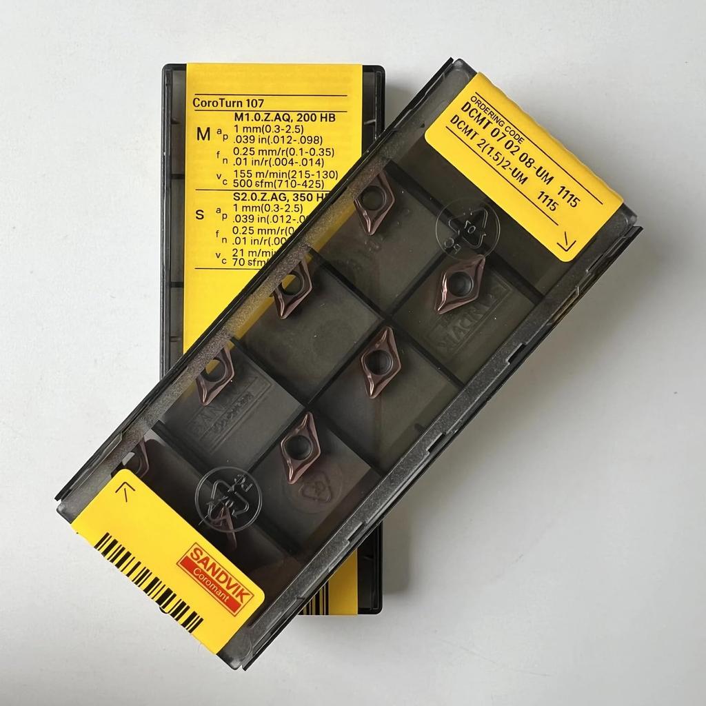 Original Sandvik / DCMT070208-UM 1115 /CNC lathe carbide blade tool 10 Pcs