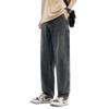 Men's Vintage Workwear Wide-Leg Jeans, Trendy Brand, Loose Straight-Cut American-Style Casual Pants for Spring and Autumn