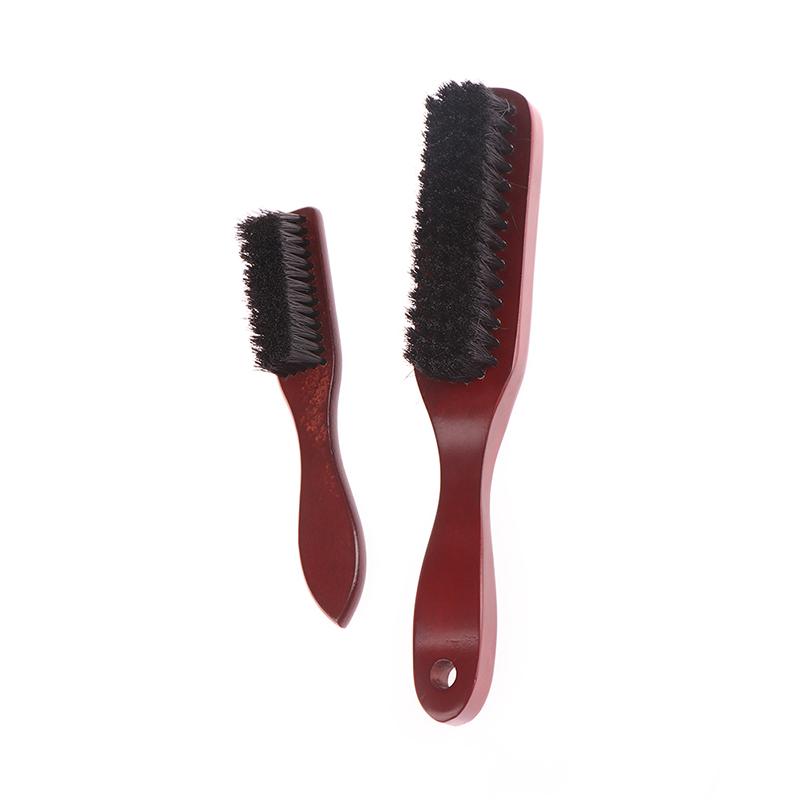 Trehåndtak Hårbørste Skjeggbørste Kam Grooming Aid For Men Hårbørster