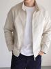 Giacca Harrington da uomo stile coreano con colletto alla coreana: Abbigliamento da lavoro versatile tinta unita Autunno/Inverno