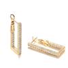Fashion Geometric Zircon Earrings Women's Jewelry
