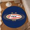 Psv Eindhoven Redesign Round mat, Anti-slip Circle Carpet Chair rug For livingroom,Bedroom, doormat home decor Gift Christmas Gifts