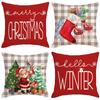 Christmas Pillowcase Combination Multi-patterned Cushion Party Festive Sofa Living Room Pillowcase Pillowcase