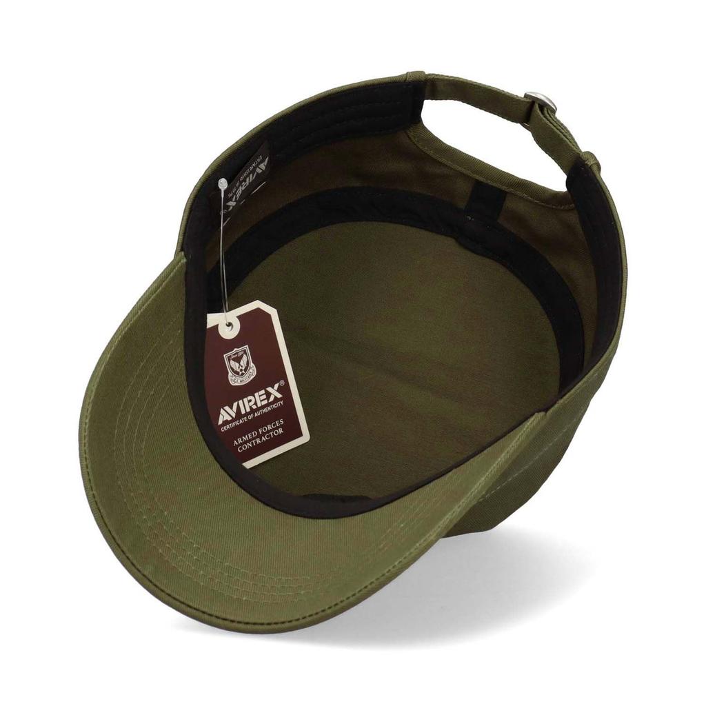 AVIREX AR Simple Work Cap Hat Adjustable Size Exclusive Original Model (khaki)