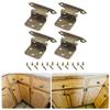 4Pcs Self Closing Hinges Inset Antique Cabinet Hinge Decorative Cabinet Hardware for Kitchen/Bathroom/Furniture Cabinets