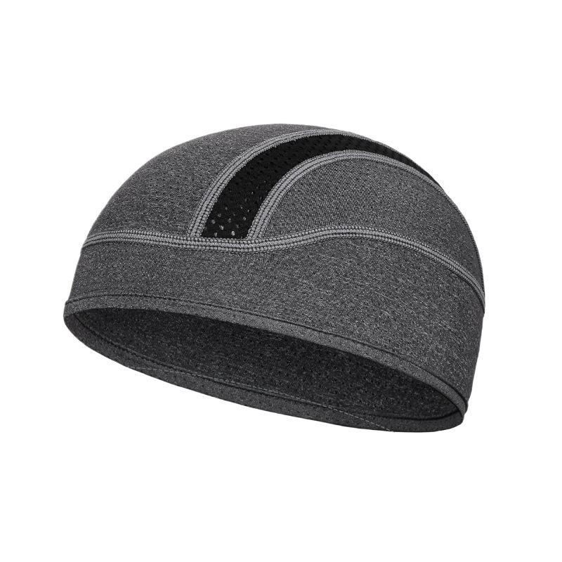 Cappello scheletro berretto piatto cappello in rete traspirante adatto per uomo e donna per fitness ciclismo, fodere per caschi da corsa e sotto cappelli