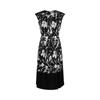 Jiuzi Anna Kou Elegant, Light, Mature, Artistic Flower Sleeveless Silk Waist Dress for Women 2025 Summer New Style