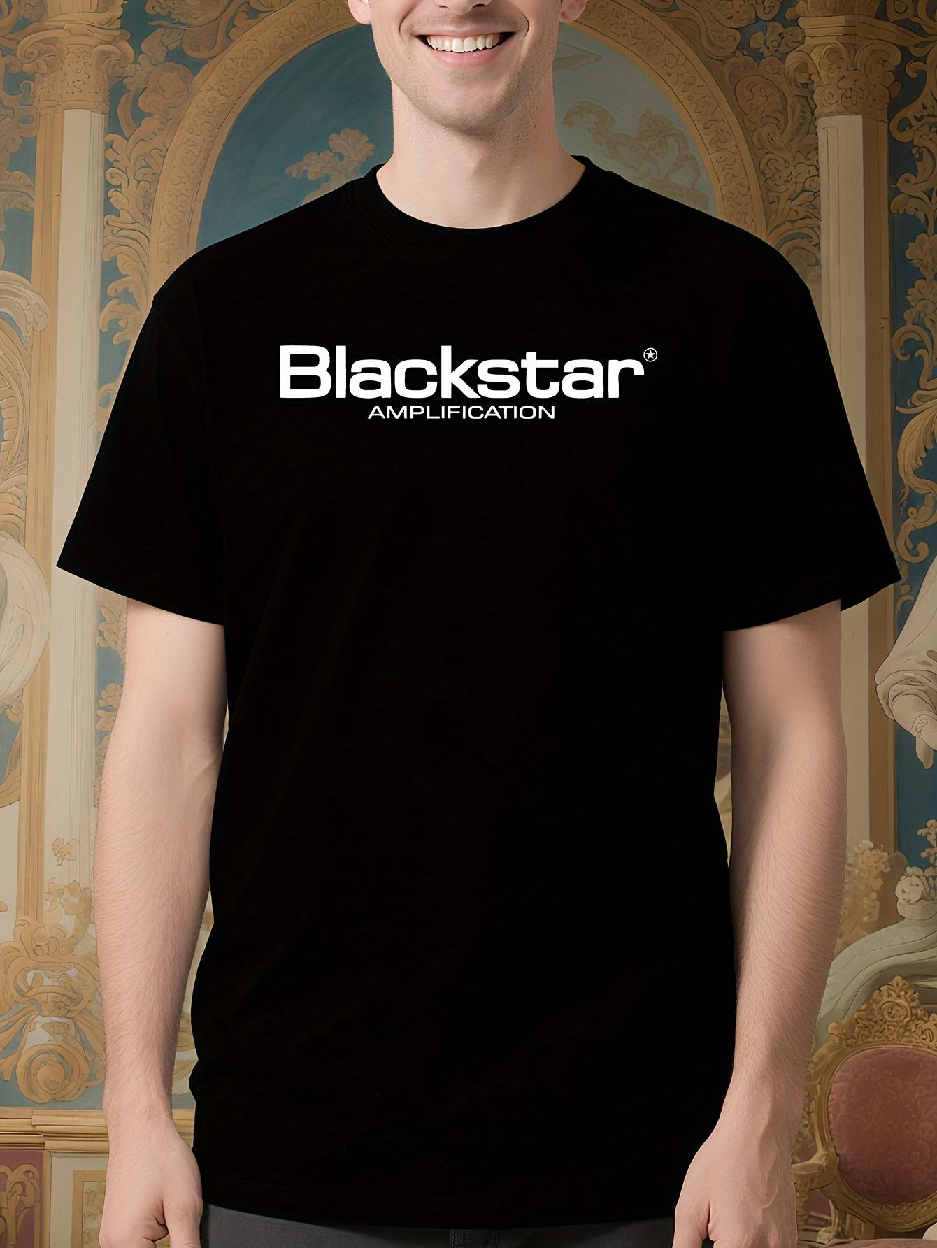 Blackstar Logo Cotton Tshirt - Casual Crew Neck S
