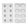 Peach Shape Silicone Mousse Cake Stylish Design Mold Designed For Baking Fruit Dessert Decorating Chocolate Bakeware Mould 8 Hole