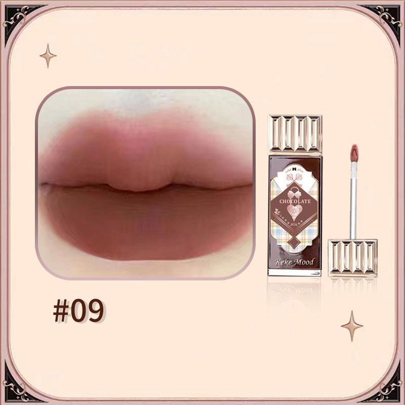 Flower Velvet Matte Lip Gloss Know Sexy Powder Mist Lip Mud Waterproof Lasting Liquid Blush Brown Lipstick Cosmetics Makeup