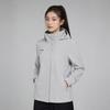 Li-Ning Solid Color Hooded Zip Jacket Women Jackets AFDUA18-9
