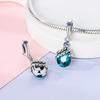 Copper Elegant Glowing Angel Sea Creature Charm Bead For 3Mm Original Bracelet Diy Ladies Jewelry Gift