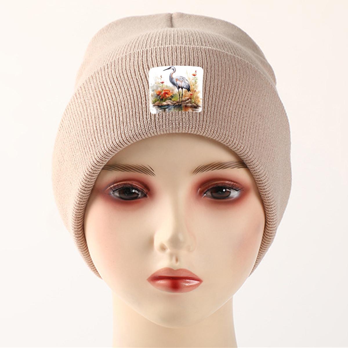 Шапка бини Crane Rill зимняя вязаная — фото 8