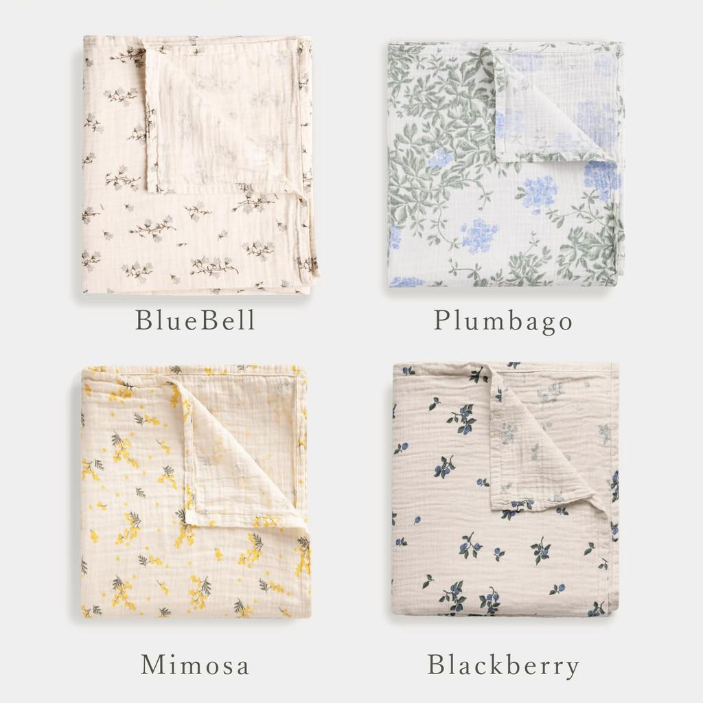 Garbo & Friends Muslin Swaddle Blanket, Baby Gauze Towel, GF212022-1300-331GL, Isla (5900)