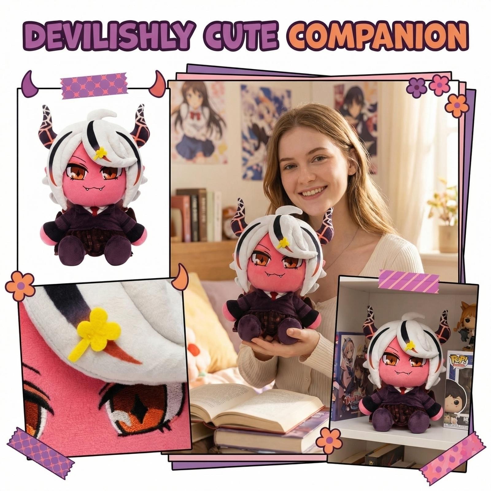 

Cute Plush Toy, Soft Stuffed Character Doll, Adorable Anime Plushie For Collectors, Home Decor & Gift One Size