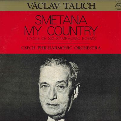 LP Record SMETANA, VACLAV TALICH, CZECH PHILH - My Country Cycle Of Six Symphonic P OC7168S SUPRAPHON Japan Classical Used