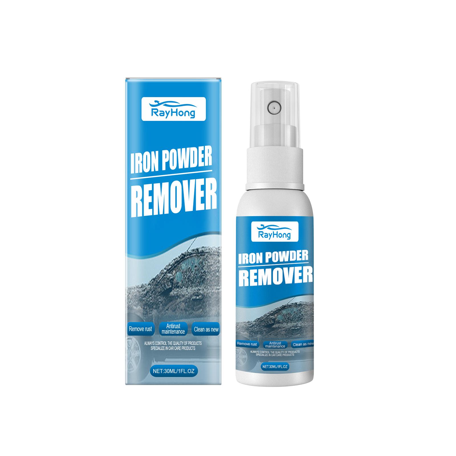 

Rayhong Автомобильный спрей для удаления железной пыли, Очиститель от ржавчины и Защитное средство от коррозии для автомобильной краски, дисков и металлических поверхностей 30 мл