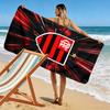 Flamengo Aufdruck Strandtuch, Großes Weiches Schnelltrocknendes Handtuch für Strand Camping Schwimmen