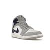 Air Jordan 1 Mid Wolf Grey Midnight Navy Men Sneakers White DQ8426-104