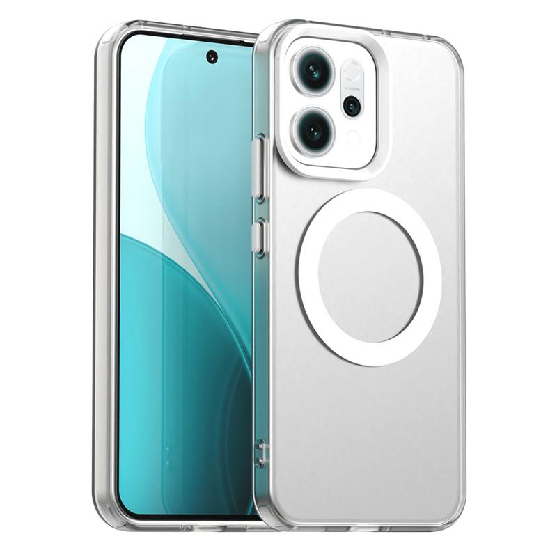 

For OPPO Reno14 Pro Case For Reno12 Reno13 Reno14 Pro Cover Translucent Candy Color Matte Magnetic Shockproof Protective Bumper Oppo Reno12