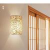 Moderne nordische Rattan-Wandlampe Vintage Japanische pastorale Ranken dekorative Wandleuchten Licht für Nachttisch Foyer Wohnzimmer E27