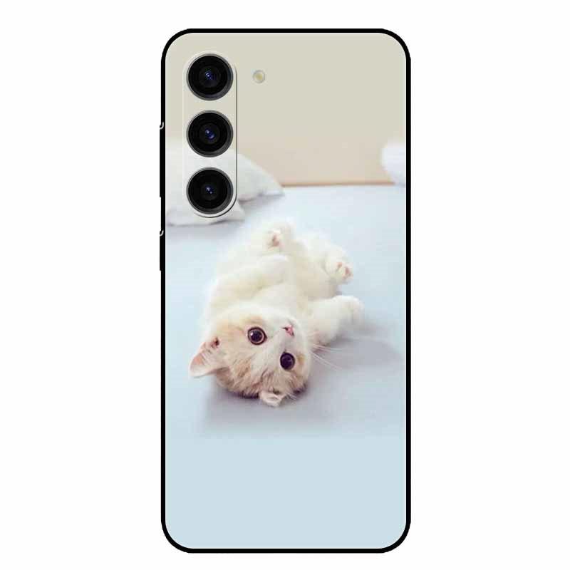 For Samsung Galaxy A56 5G Case Cute Cartoon Soft TPU Silicone Cover for Galaxy A26 / A36 / A 56 Phone Cases A 26 36 Black Coques