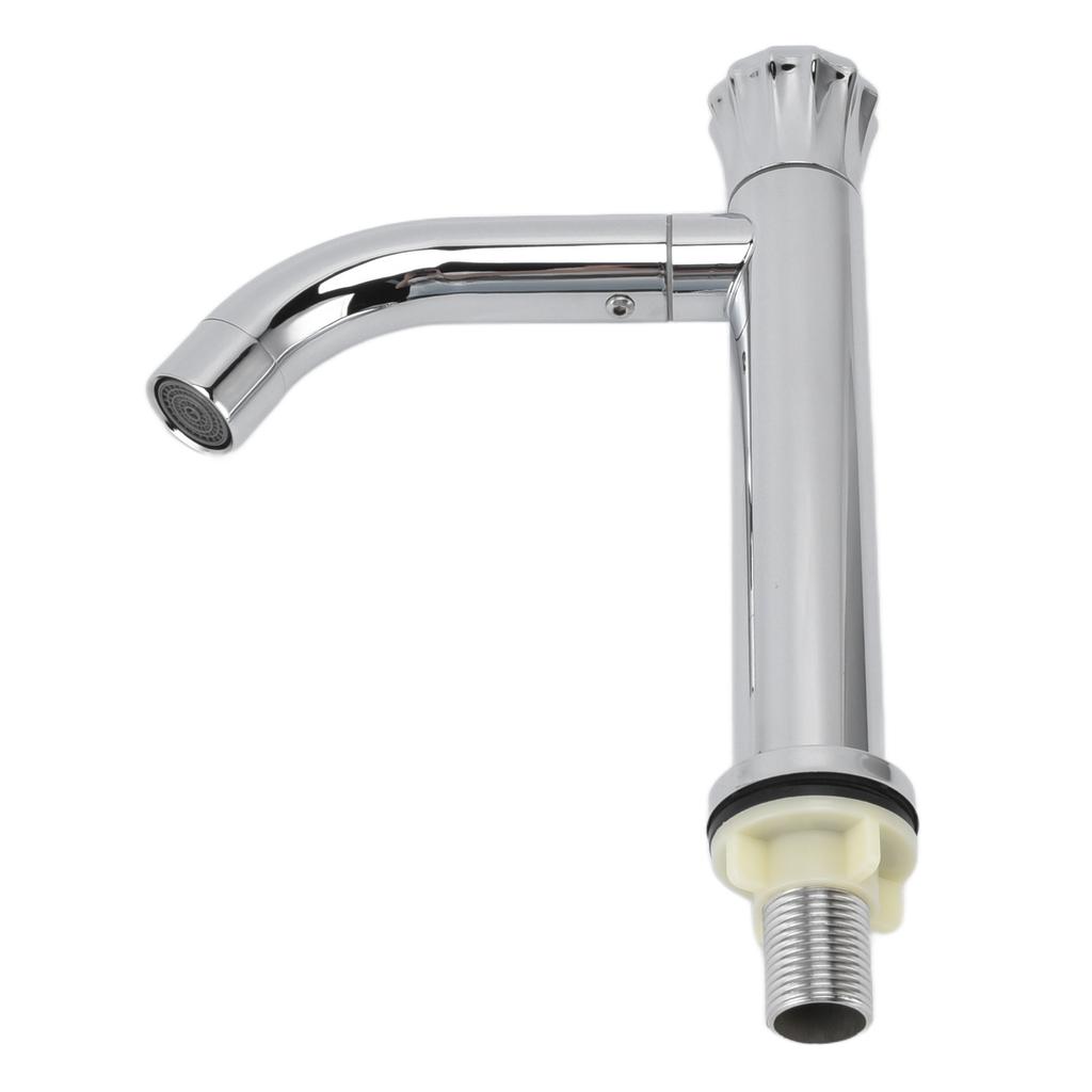 G1/2 Sink Water Faucet Stainless Steel Single Handle Faucet for Kitchen Washroom With Tube