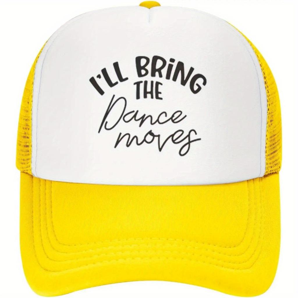 Ill Bring The Crazy Slogan Trucker Hat Funny Adult Unisex Polyester Baseball Cap Casual Party Gift