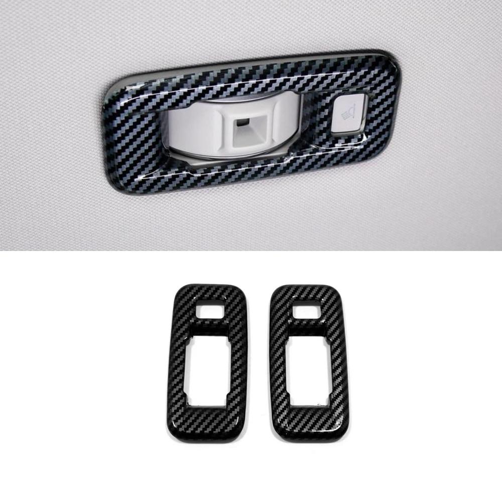 For Toyota SIENNA 2021 2022 2023 2024 auto styling Car rear reading Lampshade Decoration Cover Trim Sticker Accessories 2PCS 4eg