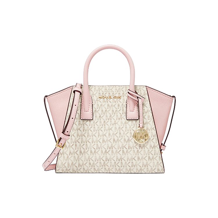 

Michael Kors Avril Logo Zip Closure Adjustable Shoulder Strap Leather And Faux Leather Crossbody Tote Bag Women Handbags 35F1G4VM2B-640 Basic Set (Bag+Dust Bag)