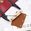 Spot PU Leather Handbag Handle, Anti-Choke Sleeve, Detachable Three-Buckle Accessory.