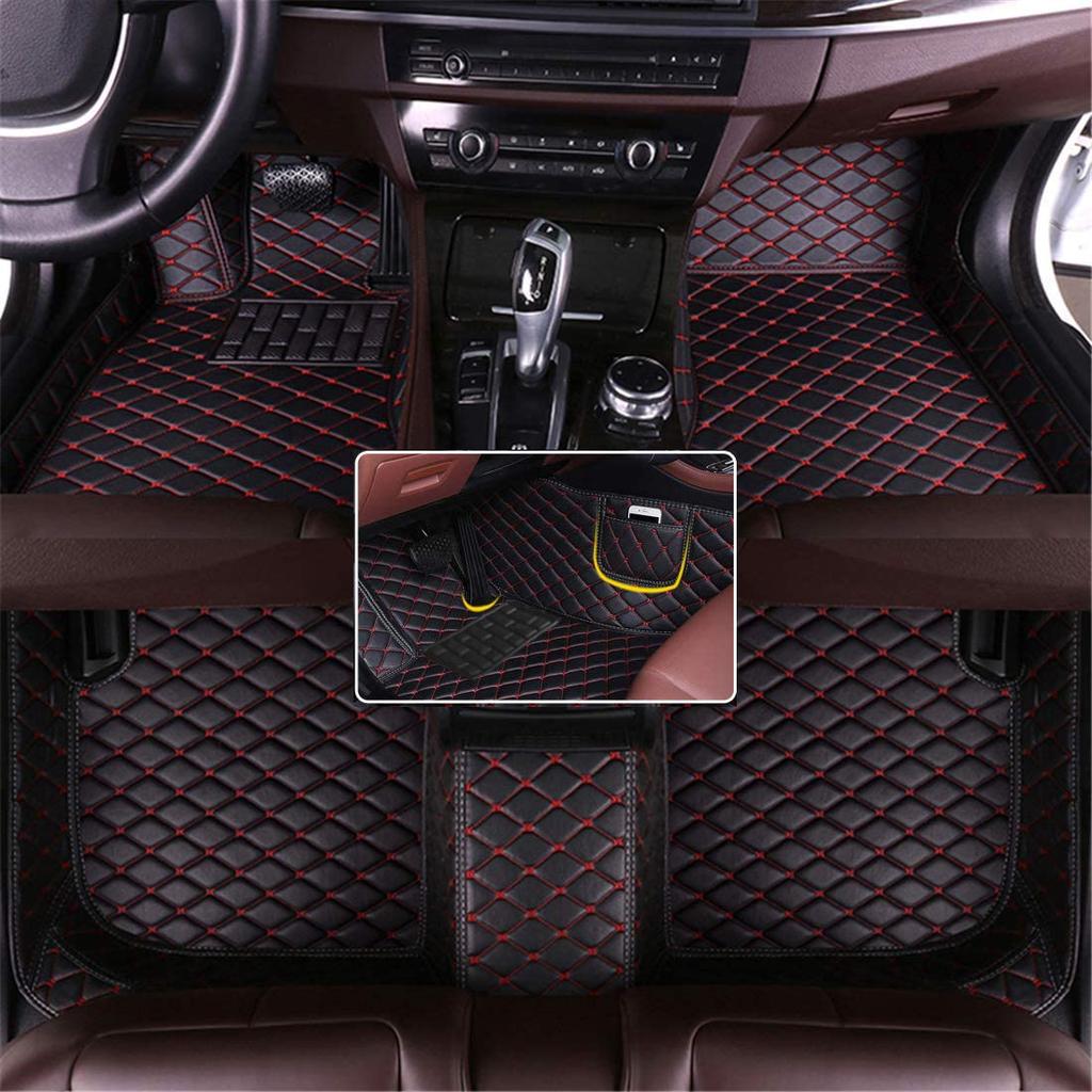 Customized Car Floor Mats For Ford Ranger 2011-2023 Years Auto Waterproof Carpets Foot Coche Accessorie Floor Liners