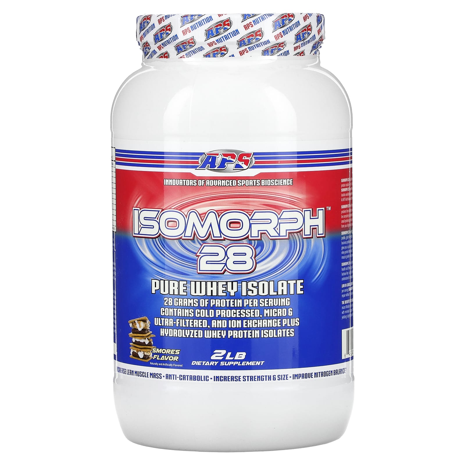 

APS, Isomorph 28, pure whey isolate, s mores, 2 lb.