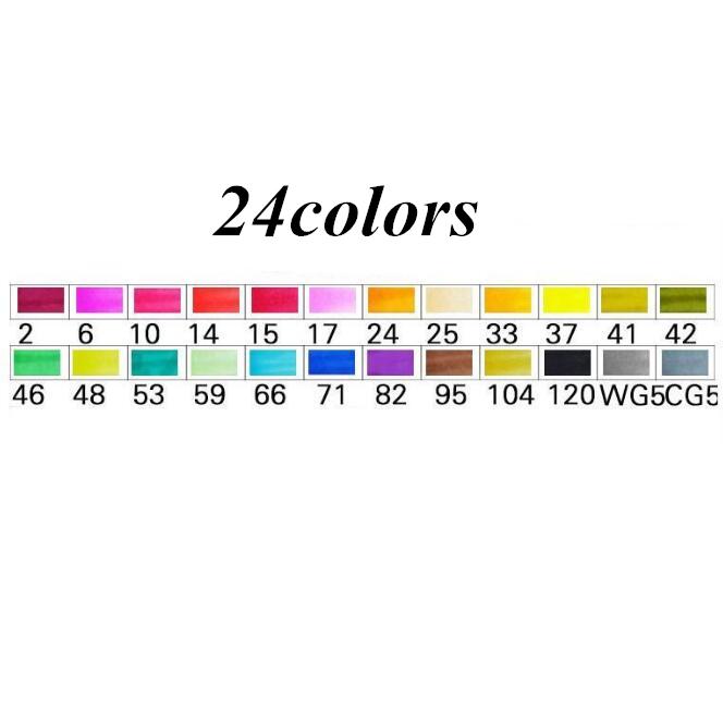 12/24/30 Colors Art Markers Set Dual Headed Artist Sketch Pen for Graffiti Sketch Studen Office Kits