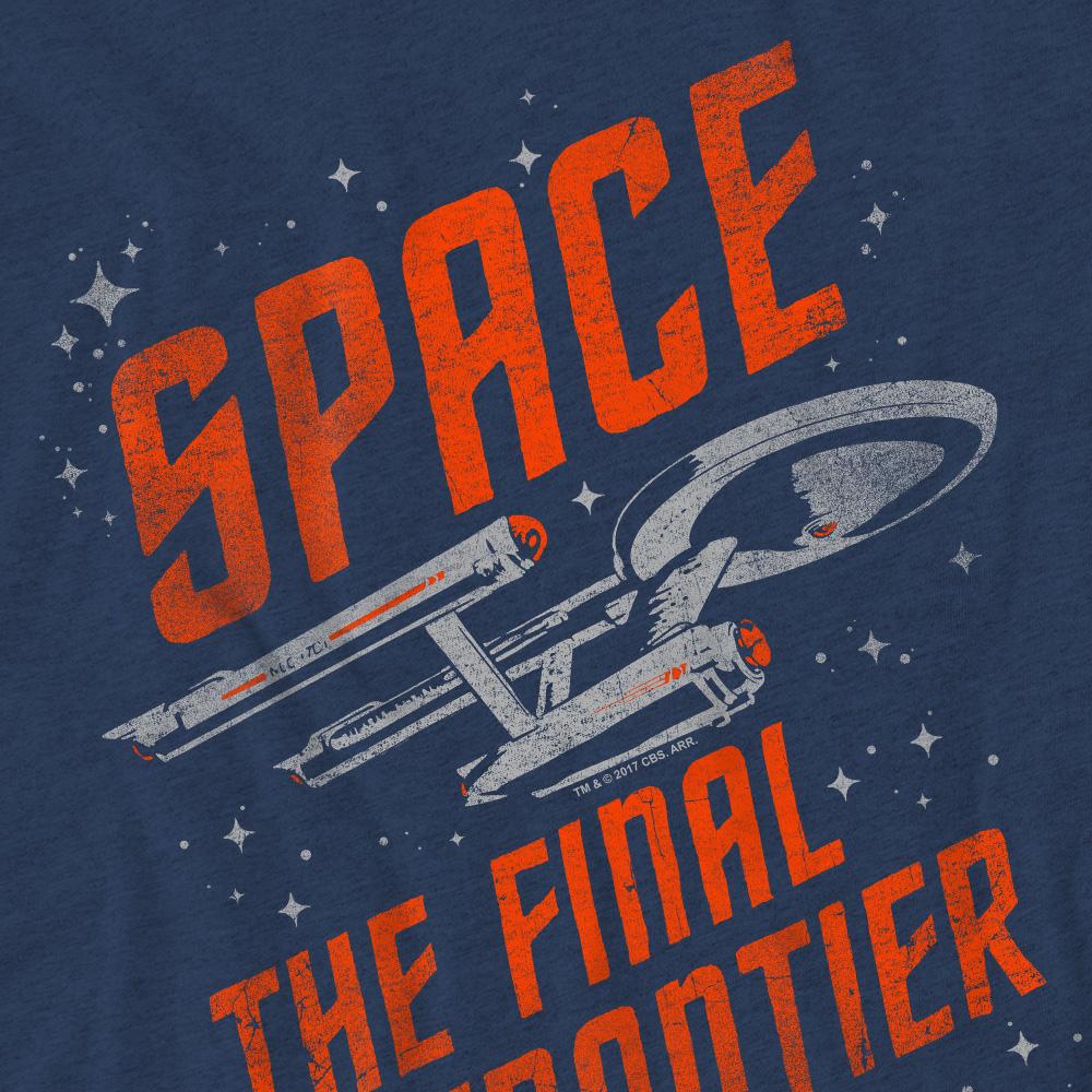 Star Trek Unisex Adult Space Travel T-Shirt