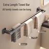 Multifunctional Punch-Free Bathroom Towel & Slipper Rack