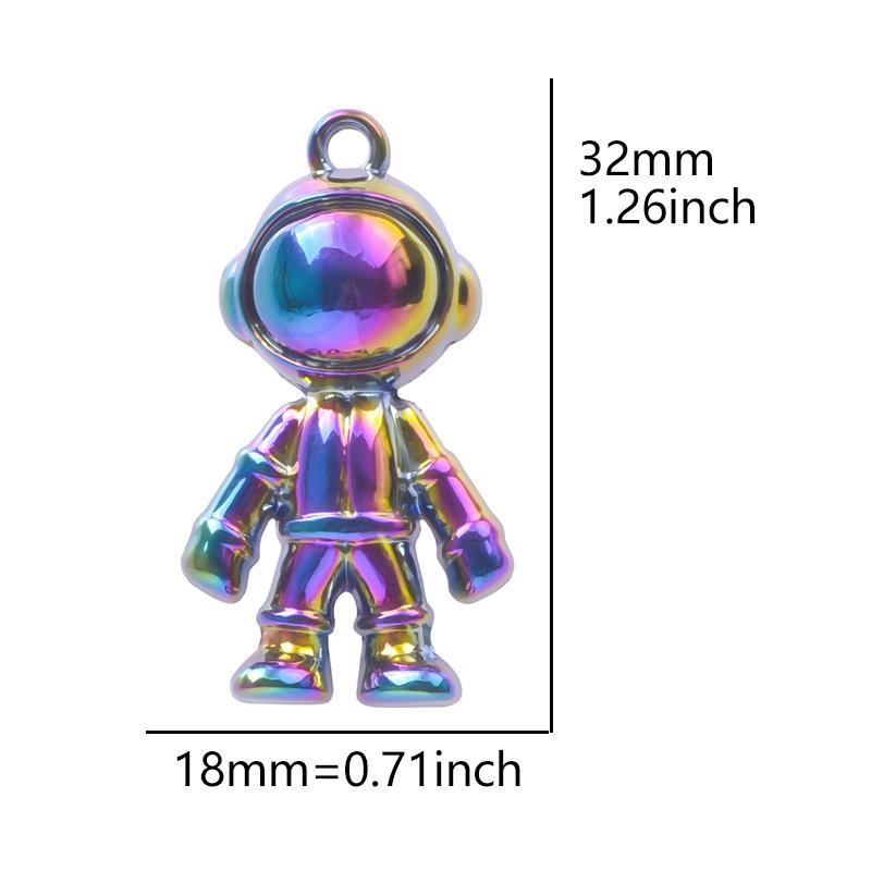 2Pcs Rainbow Animal Charms For Jewelry Making Supplies Elephant Leopard Butterfly Charm Pendant Handmade Accessories Fatima Hand
