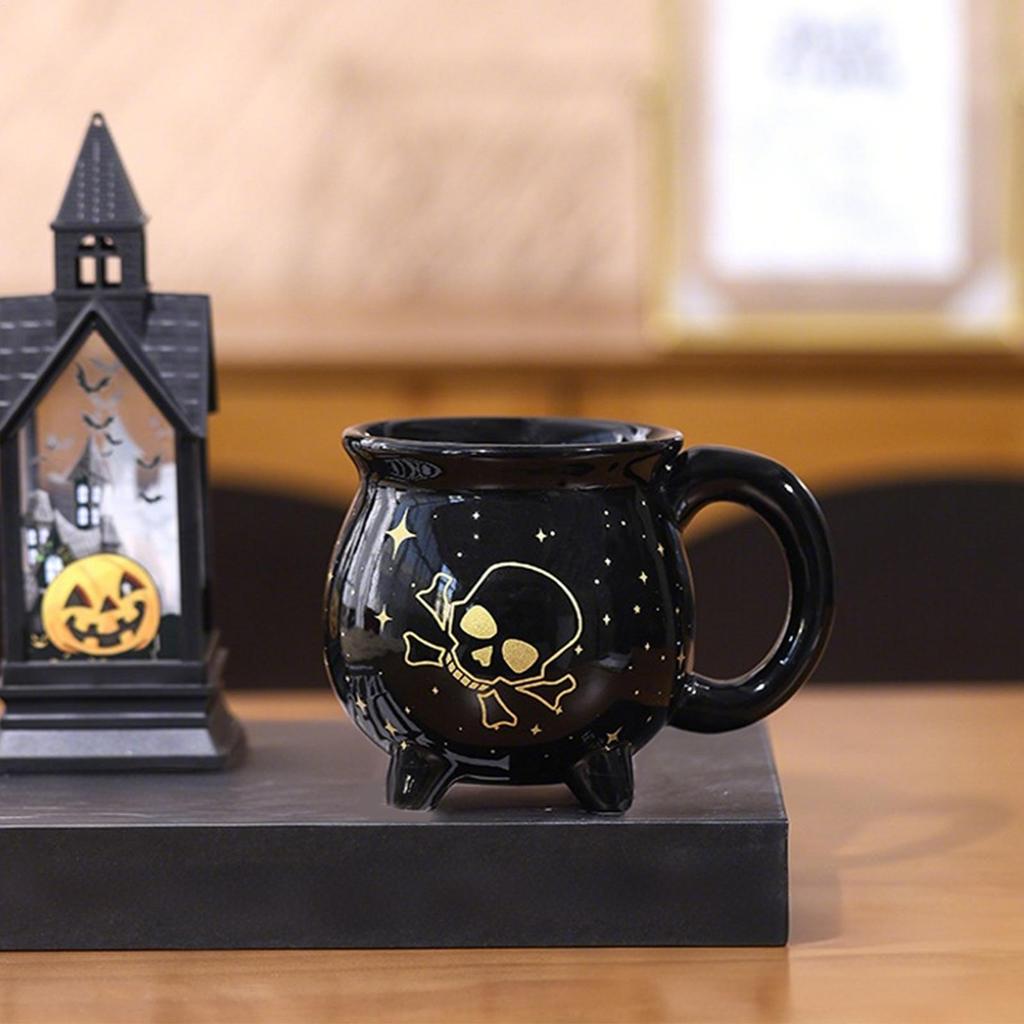 Halloween Mug Halloween Ceramic Coffee Mug Spooky Water Drinkware Trick Or Treat Decor for Kitchen Restaurant Hotel Farmhouse