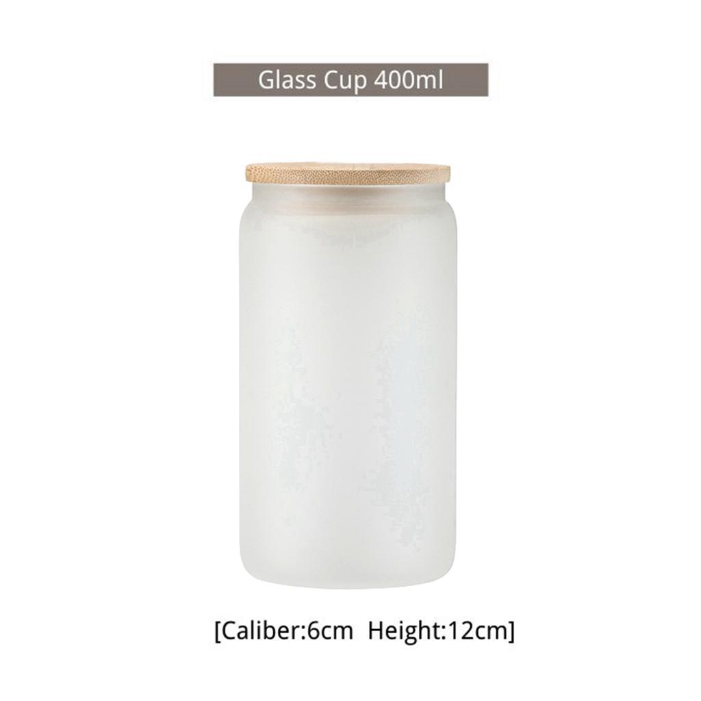 550ml/400ml Glass Cup with Lid and Straw Transparent Reusable Coke Cup Juice Glass Beer Can Milk Mocha Cups Mug Drinkware