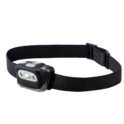 Comolife LED 4 3 Beleuchtung IP44 Verstellbarer Winkel Batteriebetrieben Stirnlampe, Stirnlampe, Weiß, Rot, Modi, Wasserdicht, Staubdicht, Zertifiziert,