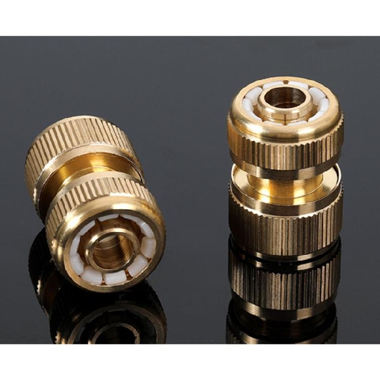 Reliable Brass Garden Hose Quick Release Connectors (2 Pairs) Smooth and Effortless
