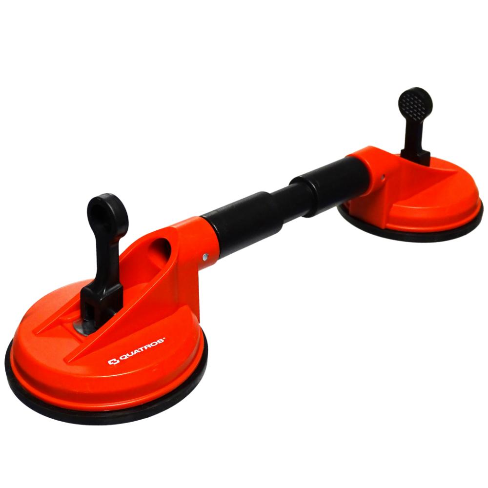 Double articulated suction cup for glass 120 60 . Quatros