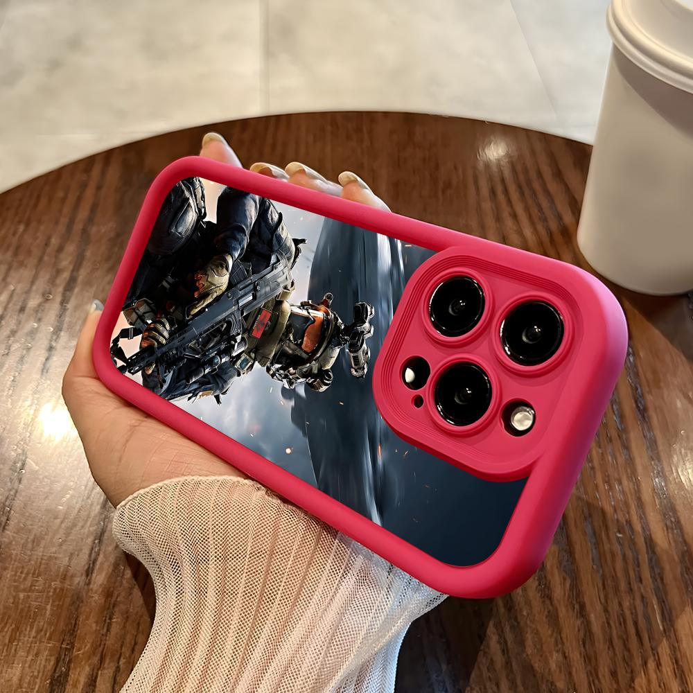Game Delta Force Thicken TPU Mobile Phone Case for iPhone 17 16 15 14 13 12 11 Air Pro Max Plus Colorful Cover