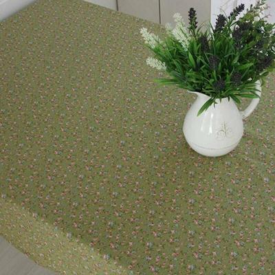 Gestrickte Blume Leinen Tischdecke 125x125 (2 Farben)