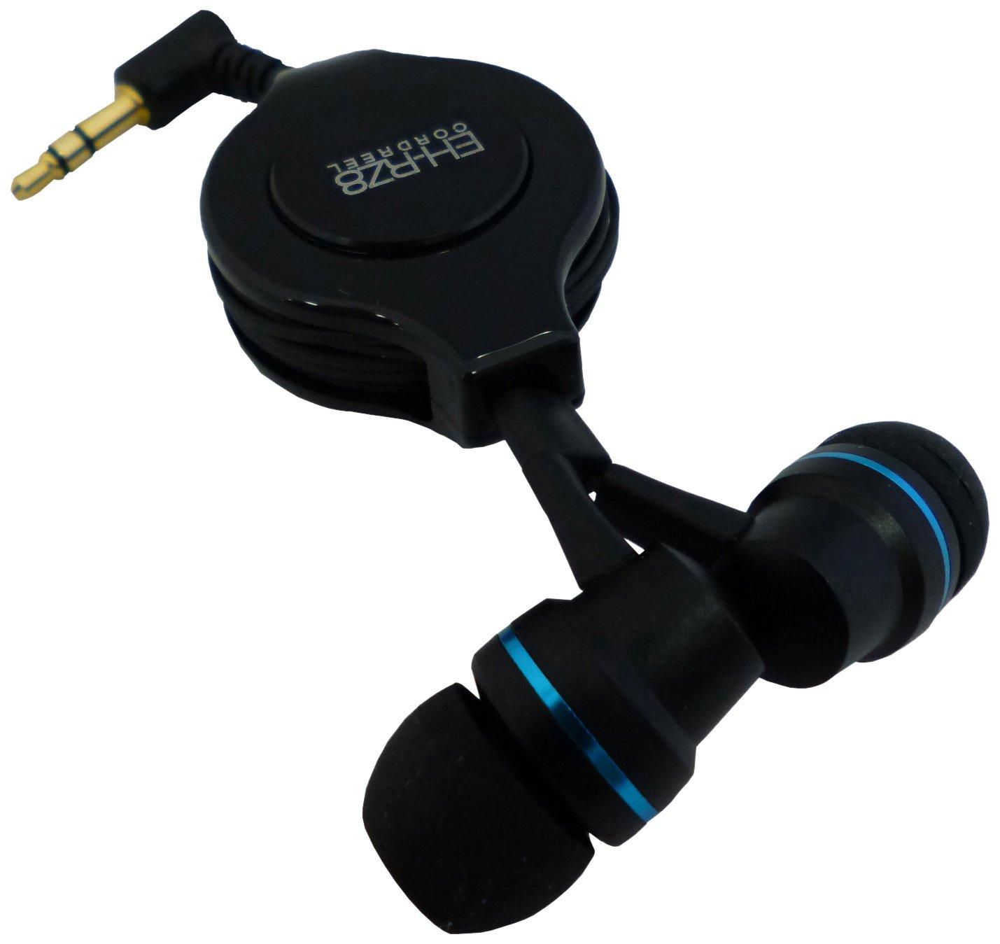 

Выдвижные высококачественные внутриканальные наушники Excel Sound, синие, EH-RZ8 BL